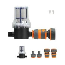 Filtro De Mangueira De Jardim De 1/2 Polegada 10-200 Mesh Com Conector Rápido Para Irrigação