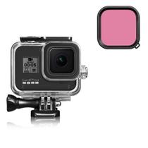 Filtro de Mergulho Vermelho Claro para Câmeras GoPro Hero 8