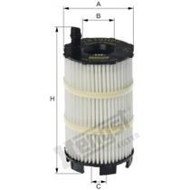 Filtro de óleo Audi Rs6 2010 a 2014 HENGST E813H01 D188