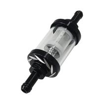 Filtro De Óleo De Gasolina CNC De 8mm Acessórios Universais Para Moto ATV Pit Bike Carro