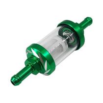 Filtro De Óleo De Gasolina CNC De 8mm Acessórios Universais Para Moto ATV Pit Bike Carro