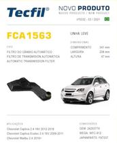 Filtro de Óleo do Câmbio Automático Chevrolet Captiva Malibu 2.4 Tecfil