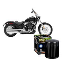 Filtro de Óleo Hiflo HF171B Preto Harley Davidson Fat Boy Deluxe Heritage Road King Street Glide Breakout Fat Bob