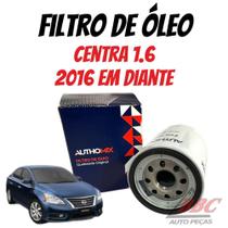 Filtro De Óleo NISSAN Centra 1.6 2016 em diante