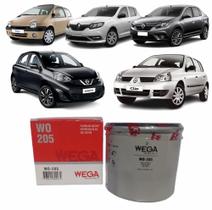 Filtro de Óleo Nissan March Renault Clio Sandero Logan Twingo WO 205