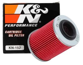 Filtro de óleo para motocicleta K&N KN-152 de alto desempenho Filtro de óleo para motocicleta K&N KN-152 de alto desempenho