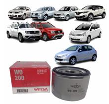 Filtro de Óleo Renault Sandero Duster Nissan Livina Peugeot 206 WO 200