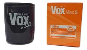 Filtro de Óleo Universal VOX Max 5 LBM5 - Fiat Renaut Honda Hyndai Kia Kia Motors Nissan Filtro de Óleo Universal VOX Max 5 LBM5 - Fiat Renaut Honda Hyndai Kia Kia Motors Nissan