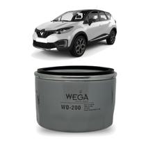 Filtro de Óleo Wega Renault Captur 2.0 2017 2018 2019 a 2021