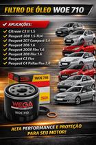 Filtro de oleo wega woe710 peugeout 208,207,206 c4,c3 Filtro de oleo wega woe710 peugeout 208,207,206 c4,c3