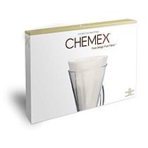 Filtro de papel Chemex Meia Lua Branco 100 unidades - para 3 xícaras Filtro de papel Chemex Meia Lua Branco 100 unidades - para 3 xícaras