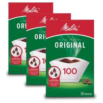Filtro de Papel Melitta 100 Kit 3 Pacotes c/ 30 unid Filtro de Papel Melitta 100 Kit 3 Pacotes c/ 30 unid