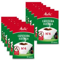 Filtro de Papel Melitta Cafeteira Elétrica N4 Kit 12 Pacotes Filtro de Papel Melitta Cafeteira Elétrica N4 Kit 12 Pacotes