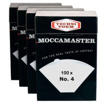 Filtro de papel Moccamaster Technivorm 85022 No. 4 Branco x400 Filtro de papel Moccamaster Technivorm 85022 No. 4 Branco x400