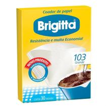Filtro de Papel para Café Brigitta 103 com 30 unidades