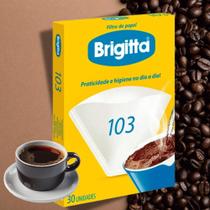 Filtro de Papel para Café N 103 Grande Caixa com 30 Unidades Brigitta
