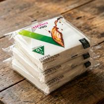 Filtro de Papel para Coador Hario V6001 Branco Kit 300 Peças Originais