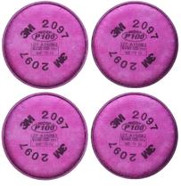 Filtro de partículas 3M 2097 P100 com alívio de vapor orgânico Filtro de partículas 3M 2097 P100 com alívio de vapor orgânico