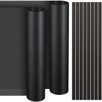Filtro de poeira para PC Case Woanger 4 peças 100 x 30 cm PVC preto