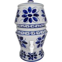 Filtro de Porcelana para agua, 8 litros, Pintado à mão
