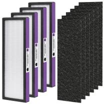 Filtro de purificador de ar Nisreen FLT5250PT tamanho C, 4 HEPA 6 Carbono