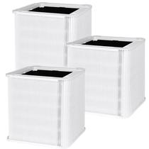 Filtro de reposição Carmerny Blue Pure 211+ True HEPA, pacote com 3 Filtro de reposição Carmerny Blue Pure 211+ True HEPA, pacote com 3