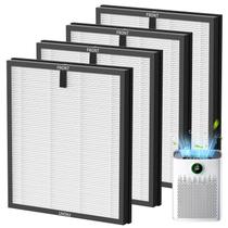 Filtro de reposição para purificador de ar, pacote com 4 unidades para ECOSELF HAP603 Filtro de reposição para purificador de ar, pacote com 4 unidades para ECOSELF HAP603