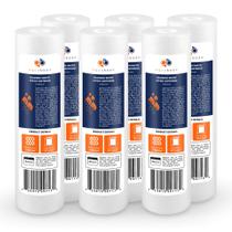 Filtro de sedimentos Aquaboon de 5 mícrons 10x2,5 de substituição, pacote com 6