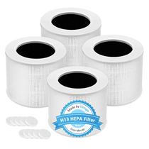 Filtro de substituição iSingo 4 Pack Core Mini H13 True HEPA