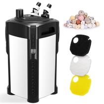 Filtro de vasilha AQQA 475GPH 25W para aquários de até 380L