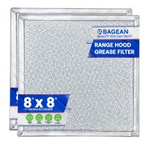 Filtro de ventilação Range Hood Bagean BCC024600 20x20cm, alumínio, pacote com 2 unidades Filtro de ventilação Range Hood Bagean BCC024600 20x20cm, alumínio, pacote com 2 unidades