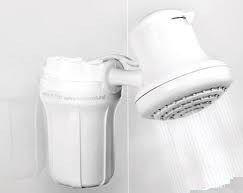 Filtro Declorador para Chuveiro 5" - Carvão Ativado c/ Refil