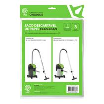 Filtro descartável 3 unidades ipc cleaning para aspirador de pó ecoclean sbnfiltrodeco