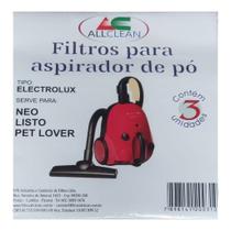 Filtro Descartável para Aspirador de Pó Neo Listo Pet Lover Filtro Descartável para Aspirador de Pó Neo Listo Pet Lover