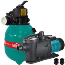 Filtro DFR11 + Bomba 1/4CV 220V Dancor p/piscinas até 17.000L Filtro DFR11 + Bomba 1/4CV 220V Dancor p/piscinas até 17.000L