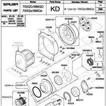 Filtro do volante overlock série 700qd - kd349
