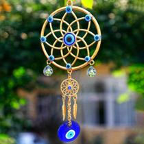 Filtro Dos Sonhos Olho Grego Suncatcher Casa Carro Enfeite
