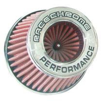 Filtro Esportivo Cônico Vermelho 62/70mm Duplo Fluxo