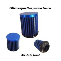 Filtro esportivo para fusca em azul