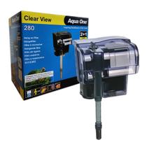 Filtro Externo Hang On Clearview 280 Aqua One 280 L/h Aquário até 75 L Filtro Externo Hang On Clearview 280 Aqua One 280 L/h Aquário até 75 L