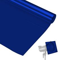 Filtro Gelatina para Iluminação e Estúdio - Azul Escuro 802 (100cm)
