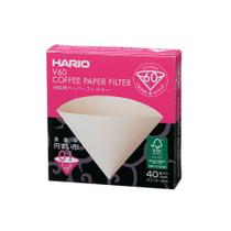 Filtro Hario V60 Natural 40 unidades Tamanho 01