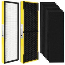 Filtro HEPA Pulluty FLT4825 B com carbono e 8 pré-filtros