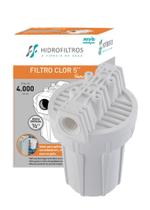 Filtro Hidrofiltros 80L/H Clor 5 Pou Branco P Maquinas Gelo