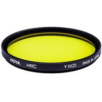 Filtro Hoya 55mm HMC aparafusado amarelo monocromático
