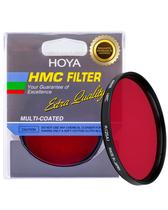 Filtro Hoya HMC aparafusado 77 mm vermelho monocromático multirrevestido