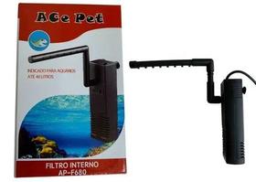 Filtro Interno Ace Pet Ap-f 680 300l/h Para Aquarios até 40L