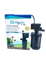 Filtro Interno com bomba F150 Aquario até 50L VigoAr Oxigena