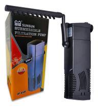 Filtro Interno com Bomba JP014F Sunsun 800 L/h para Aquário