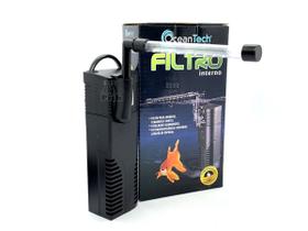 Filtro Interno Ocean Tech OT 72A 350L/h Aquário Até 35L 110V